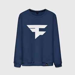 Свитшот хлопковый мужской FAZE Symbol, цвет: тёмно-синий