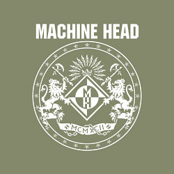 Свитшот хлопковый мужской Machine Head MCMXCII, цвет: авокадо — фото 2