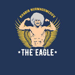 Свитшот хлопковый мужской Khabib: The Eagle, цвет: тёмно-синий — фото 2