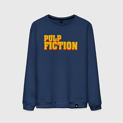 Свитшот хлопковый мужской Pulp Fiction, цвет: тёмно-синий