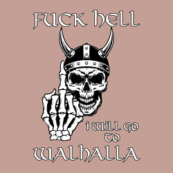 Свитшот хлопковый мужской Go to walhalla, цвет: пыльно-розовый — фото 2