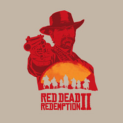 Свитшот хлопковый мужской Red Dead Redemption 2, цвет: миндальный — фото 2