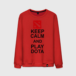 Мужской свитшот Keep Calm & Play Dota