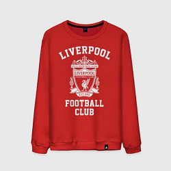 Свитшот хлопковый мужской Liverpool: Football Club, цвет: красный