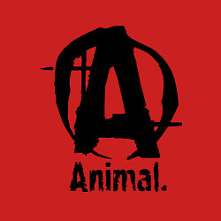 Свитшот хлопковый мужской Animal Logo, цвет: красный — фото 2