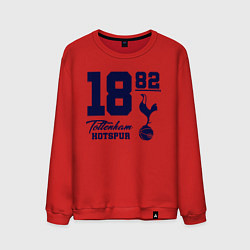 Свитшот хлопковый мужской FC Tottenham 1882, цвет: красный