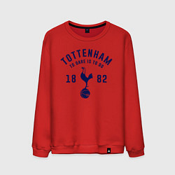 Свитшот хлопковый мужской FC Tottenham 1882, цвет: красный