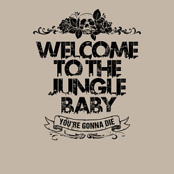 Свитшот хлопковый мужской Welcome to the Jungle, цвет: миндальный — фото 2