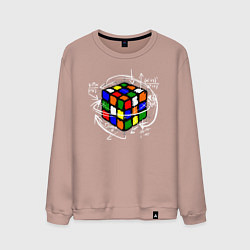 Мужской свитшот Кубик Рубика