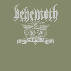 Свитшот хлопковый мужской Behemoth: The Satanist, цвет: авокадо — фото 2