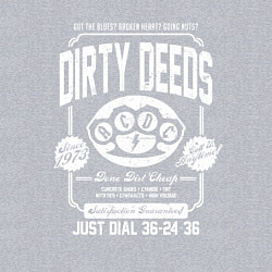 Свитшот хлопковый мужской AC/DC: Dirty Deeds, цвет: меланж — фото 2