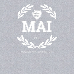 Свитшот хлопковый мужской MAI, цвет: меланж — фото 2