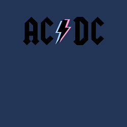 Свитшот хлопковый мужской AC/DC, цвет: тёмно-синий — фото 2