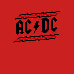 Свитшот хлопковый мужской AC/DC Voltage, цвет: красный — фото 2