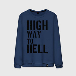 Мужской свитшот High way to hell