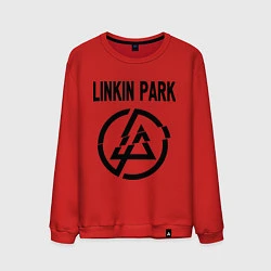 Свитшот хлопковый мужской Linkin Park, цвет: красный