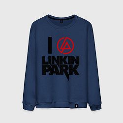 Мужской свитшот I love Linkin Park