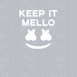 Свитшот хлопковый мужской Keep it Mello, цвет: меланж — фото 2