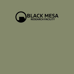 Свитшот хлопковый мужской Black Mesa: Research Facility, цвет: авокадо — фото 2