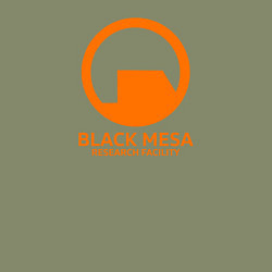 Свитшот хлопковый мужской Black Mesa: Research Facility, цвет: авокадо — фото 2