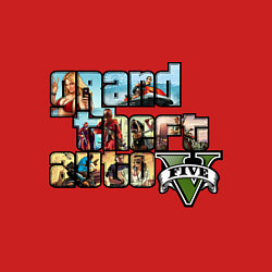 Свитшот хлопковый мужской GTA 5 Stories, цвет: красный — фото 2