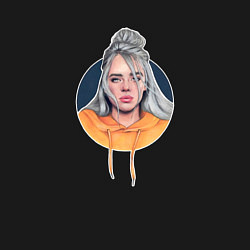 Свитшот хлопковый мужской Billie Eilish: Queen, цвет: черный — фото 2