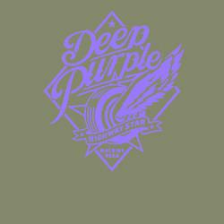 Свитшот хлопковый мужской Deep Purple: Highway Star, цвет: авокадо — фото 2