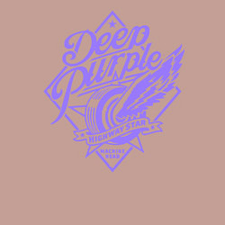 Свитшот хлопковый мужской Deep Purple: Highway Star, цвет: пыльно-розовый — фото 2