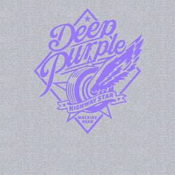 Свитшот хлопковый мужской Deep Purple: Highway Star, цвет: меланж — фото 2