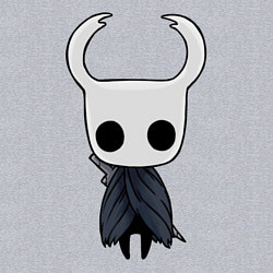 Свитшот хлопковый мужской Hollow Knight, цвет: меланж — фото 2