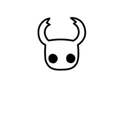 Свитшот хлопковый мужской Hollow knight, цвет: белый — фото 2