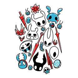 Свитшот хлопковый мужской Hollow Knight, цвет: белый — фото 2