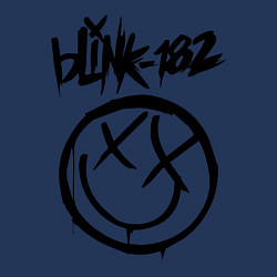 Свитшот хлопковый мужской BLINK-182, цвет: тёмно-синий — фото 2