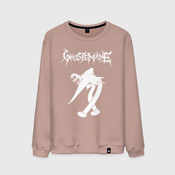 Свитшот хлопковый мужской Ghostemane, цвет: пыльно-розовый