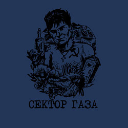 Свитшот хлопковый мужской Юра Хой, цвет: тёмно-синий — фото 2