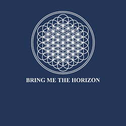 Свитшот хлопковый мужской BRING ME THE HORIZON, цвет: тёмно-синий — фото 2
