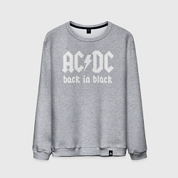 Мужской свитшот ACDC BACK IN BLACK