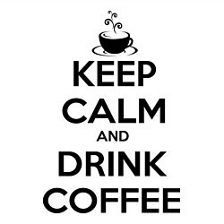 Свитшот хлопковый мужской Keep Calm & Drink Coffee, цвет: белый — фото 2