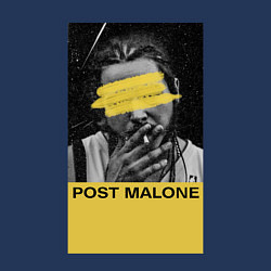 Свитшот хлопковый мужской Post Malone, цвет: тёмно-синий — фото 2