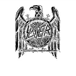 Свитшот хлопковый мужской Slayer логотип, цвет: белый — фото 2