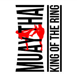 Свитшот хлопковый мужской Muay Thai fight, цвет: белый — фото 2
