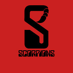 Свитшот хлопковый мужской Scorpions logo, цвет: красный — фото 2