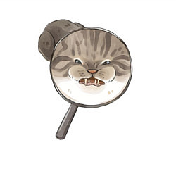 Свитшот хлопковый мужской Злой Кот, цвет: белый — фото 2