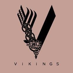 Свитшот хлопковый мужской VIKINGS, цвет: пыльно-розовый — фото 2