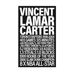 Свитшот хлопковый мужской Vince Carter, цвет: белый — фото 2