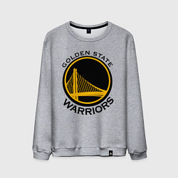 Свитшот хлопковый мужской GOLDEN STATE WARRIORS, цвет: меланж