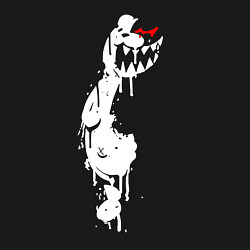 Свитшот хлопковый мужской Monokuma paint, цвет: черный — фото 2