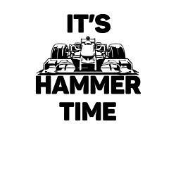 Свитшот хлопковый мужской It's hammer time, цвет: белый — фото 2
