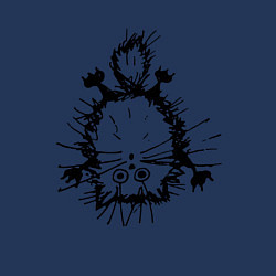 Свитшот хлопковый мужской Котик, цвет: тёмно-синий — фото 2