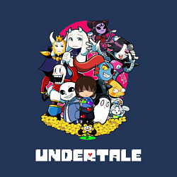 Свитшот хлопковый мужской UNDERTALE, цвет: тёмно-синий — фото 2